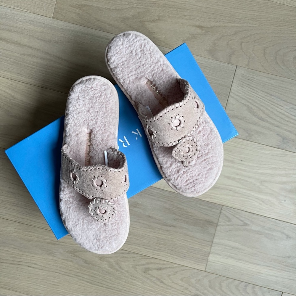 blush pink jack rogers slippers